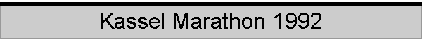 Kassel Marathon 1992