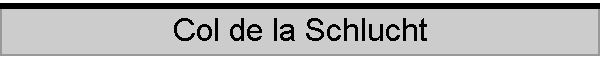 Col de la Schlucht