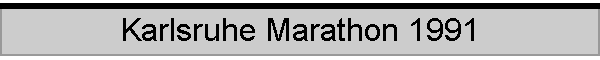 Karlsruhe Marathon 1991