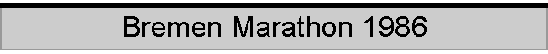 Bremen Marathon 1986