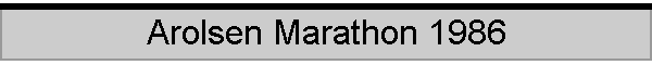 Arolsen Marathon 1986